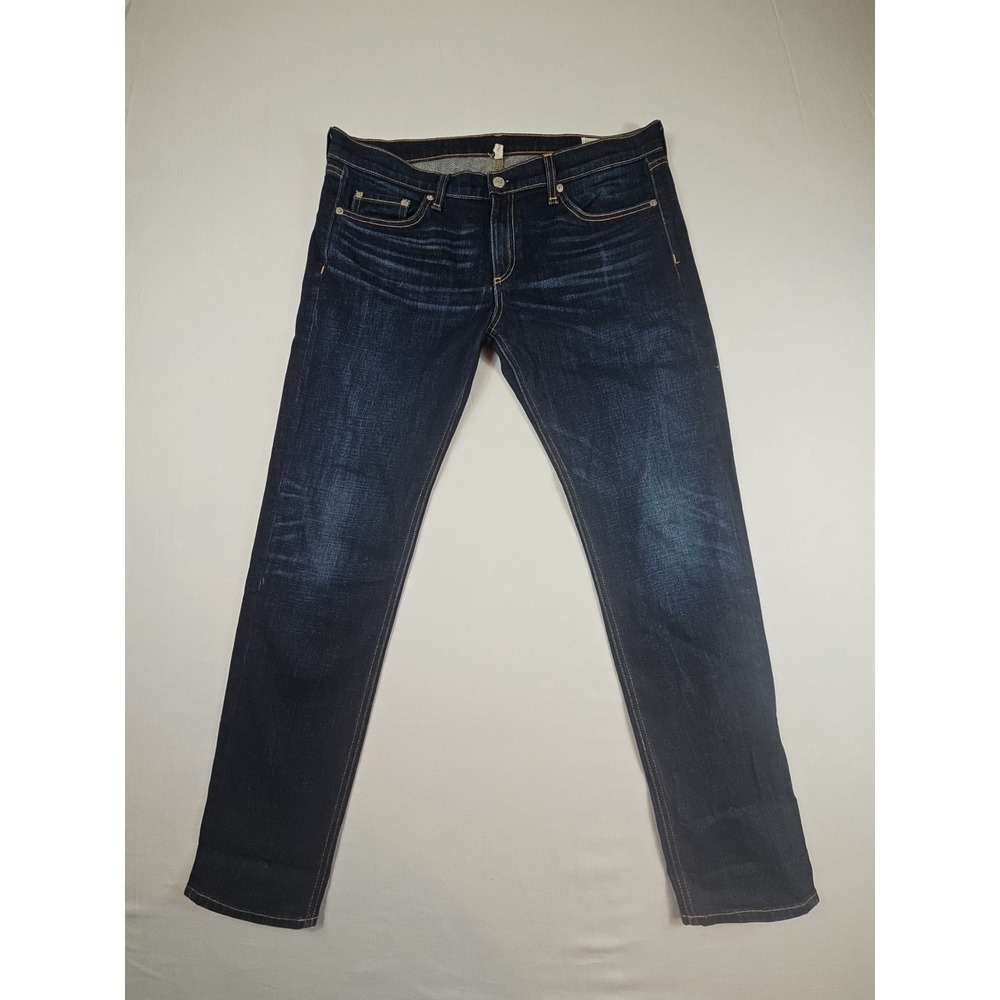 Rag & Bone jeans women's size 31 The Dre Straight/Skinny Dark Wash Classic Blue